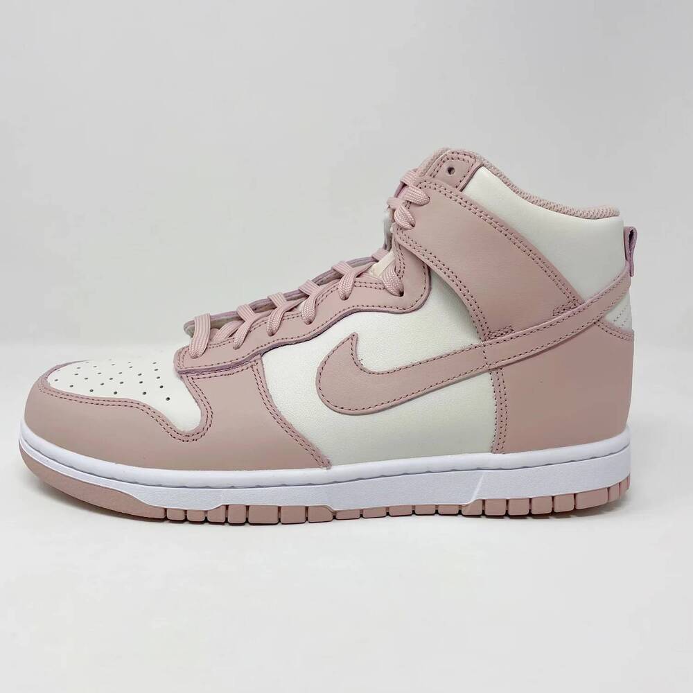 NEW NIKE women's dunk high sneakers in phantom pink - Picture 10 of 10